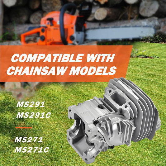 1141 020 1206 Cylinder Piston Kit Replacement Compatible with STIHL MS271 MS291 Chainsaws