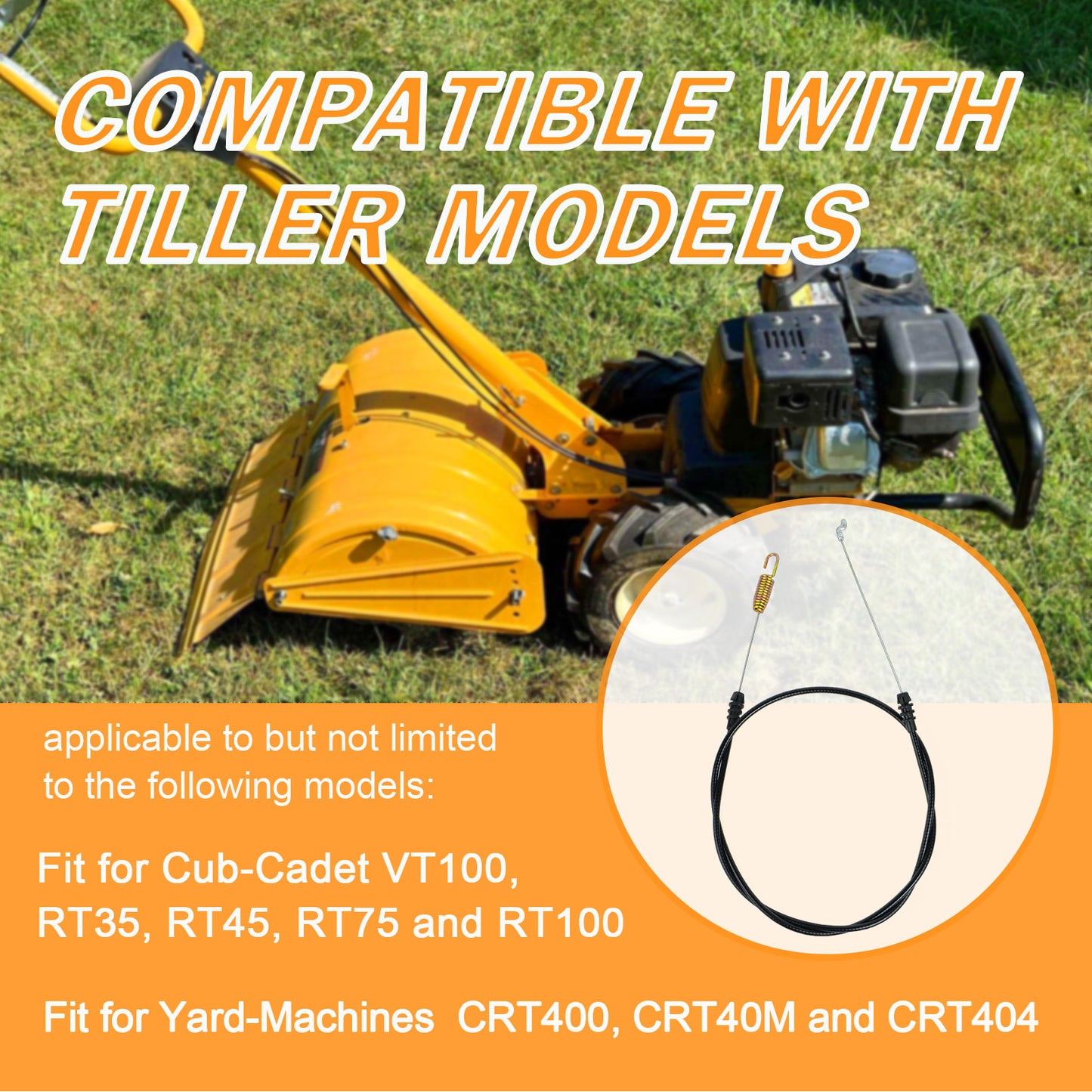 946-04506 Forward Cable Replacement Compatible with Cub Cadet Rototillers