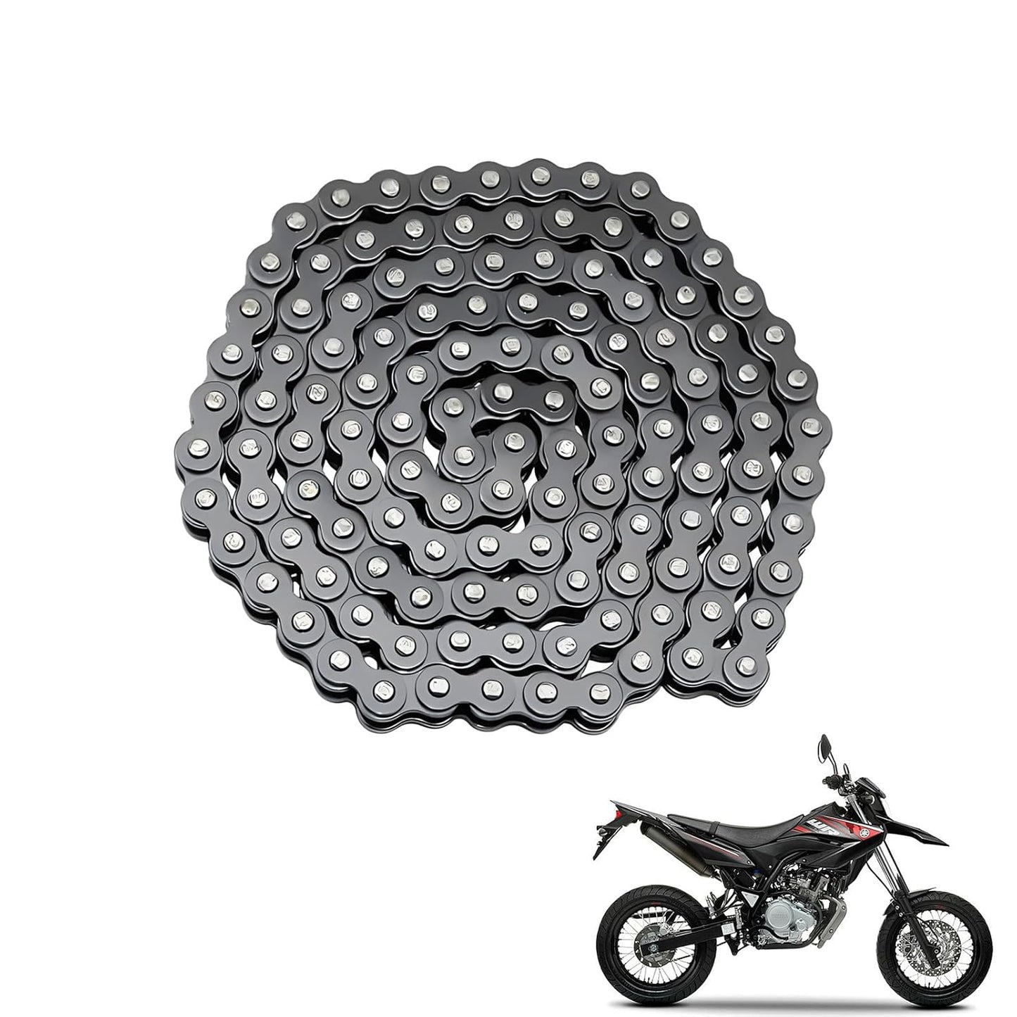 219H 63 Links 126 Pins Drive Chain Replacement Compatible with 48V Electric Dirt Bikes