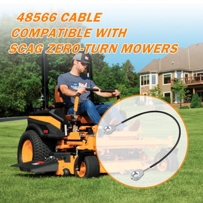 48566 Replacement Cable Seat Stop for Scag Zero-Turn Mowers (2 pcs)