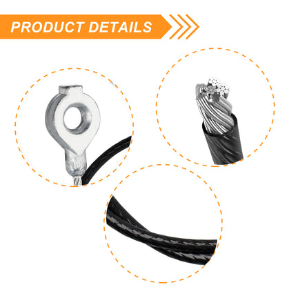 48566 Replacement Cable Seat Stop for Scag Zero-Turn Mowers (2 pcs)