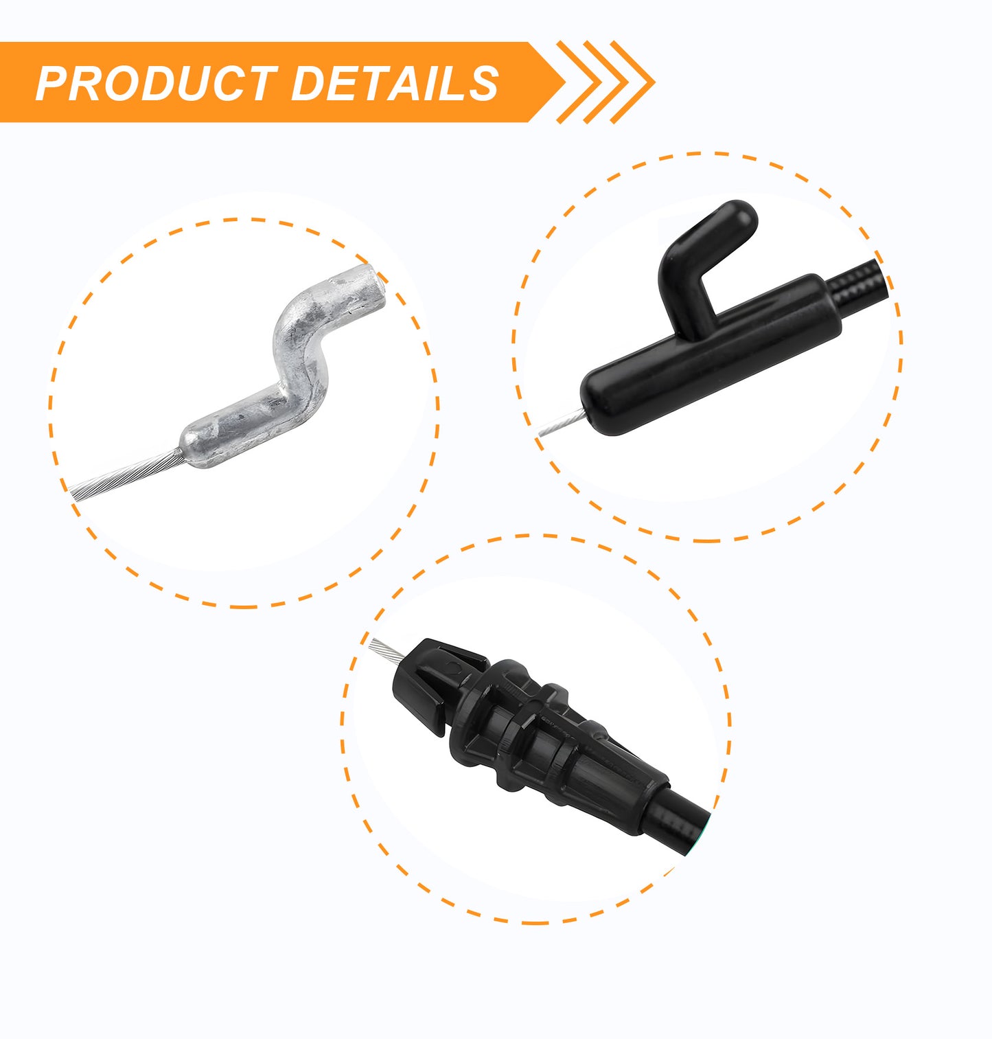 127-0713 Brake Cable Replacement Compatible with Toro 21" Recycler Lawn Mowers