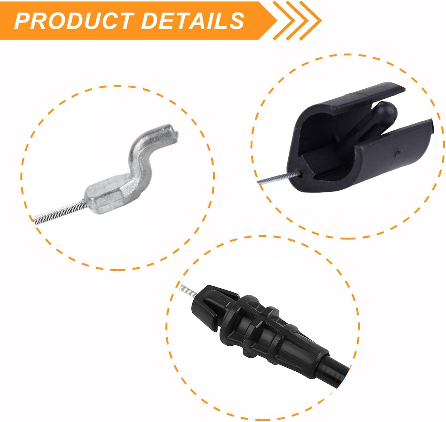 532424983 Engine Zone Control Cable Replacement Compatible with Craftsman Lawn Mowers