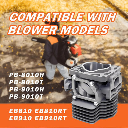 P100006300 Cylinder Piston Kit Replacement Compatible with Echo PB8010 PB9010 Blowers