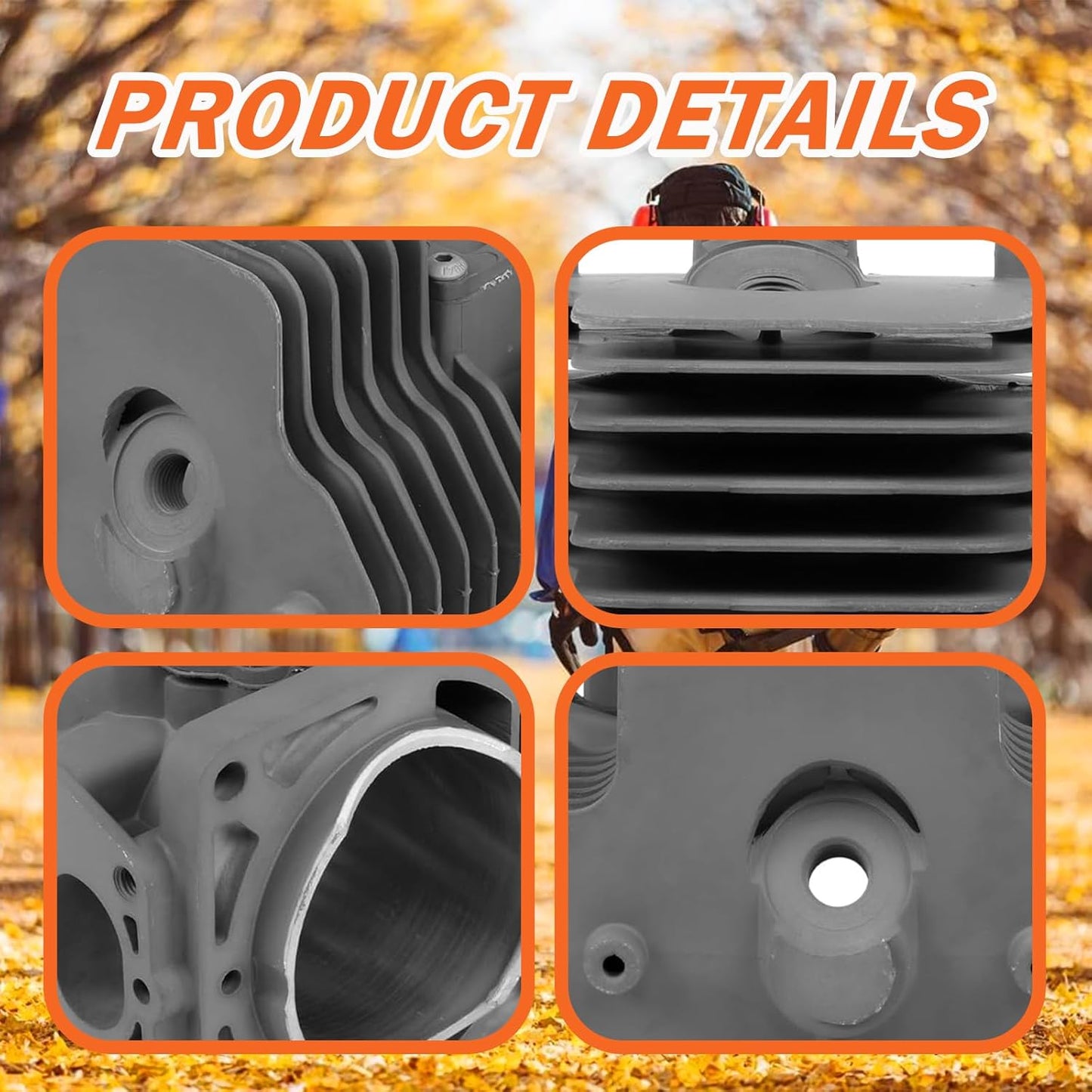 P100006300 Cylinder Piston Kit Replacement Compatible with Echo PB8010 PB9010 Blowers