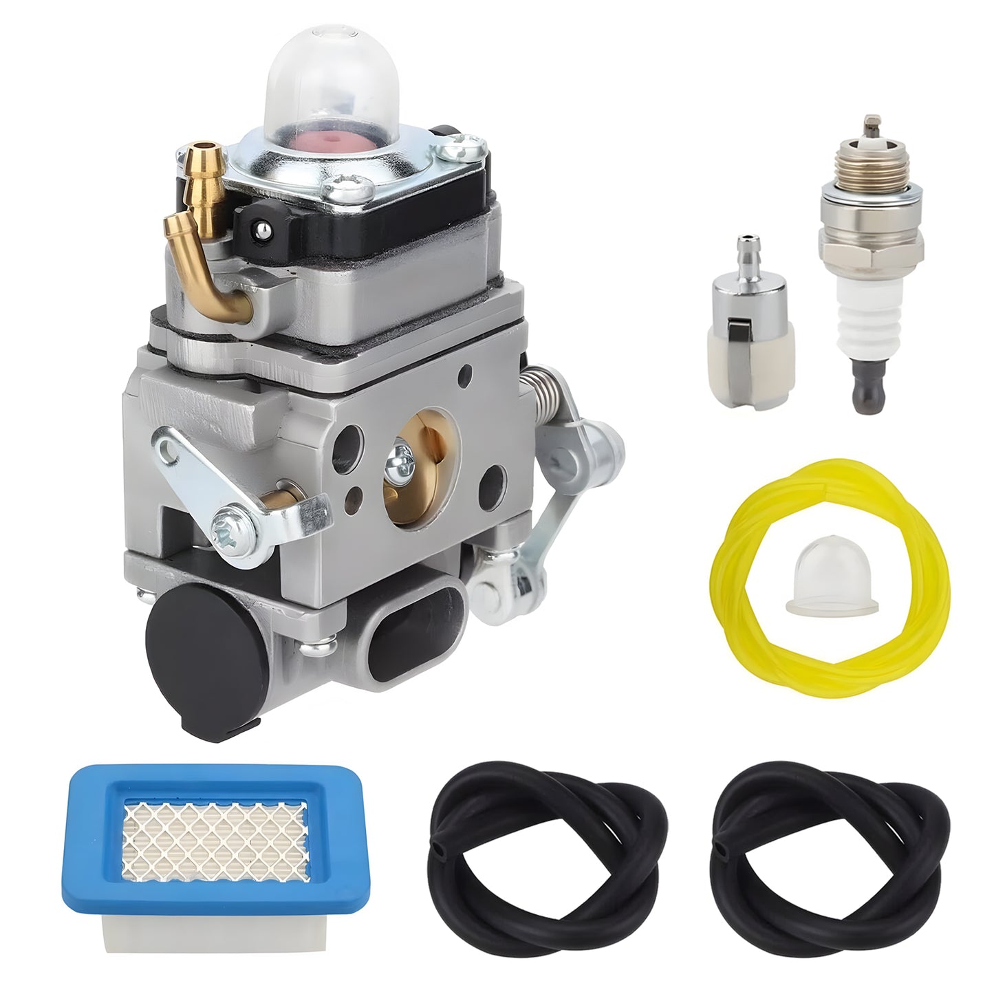 A021001641 A021001642 Carburetor Kit Replacement Compatible with ECHO PB-500 PB-500H PB-500T Backpack Blower